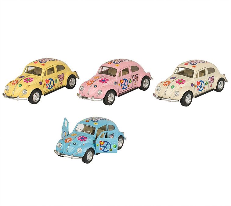 Gollnest & Kiesel, Метална кола, Фолксваген Бийтъл със цветя, 1967, 1:2
