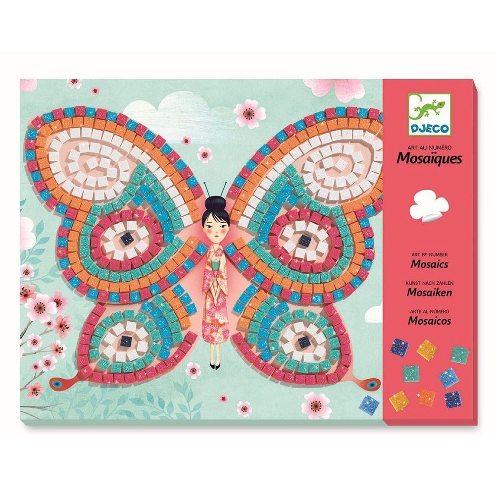 Djeco, Мозайка по номера, Пеперуди