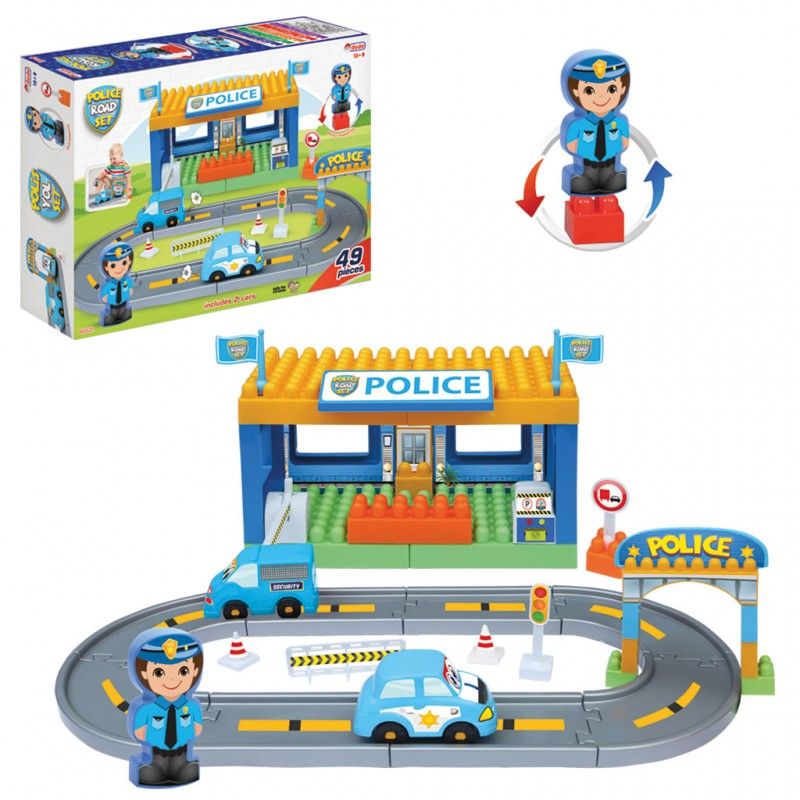 Dede toys, Пластмасов конструктор, Полицейски участък, 46 части