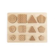 Сензорен пъзел от натурално дърво, Форми