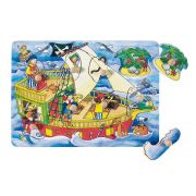 Пъзел с дръжки и скрити картинки, Пирати