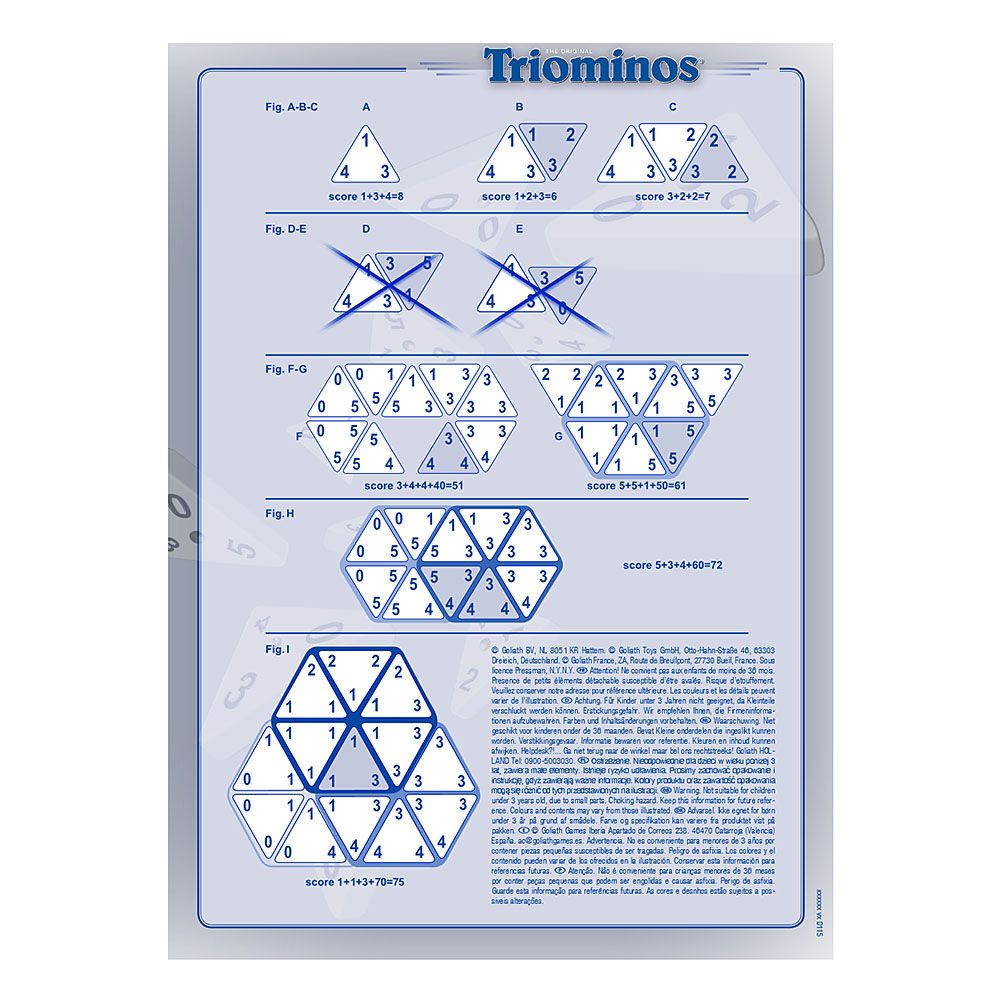 Игра TRIOMINOS DELUXE