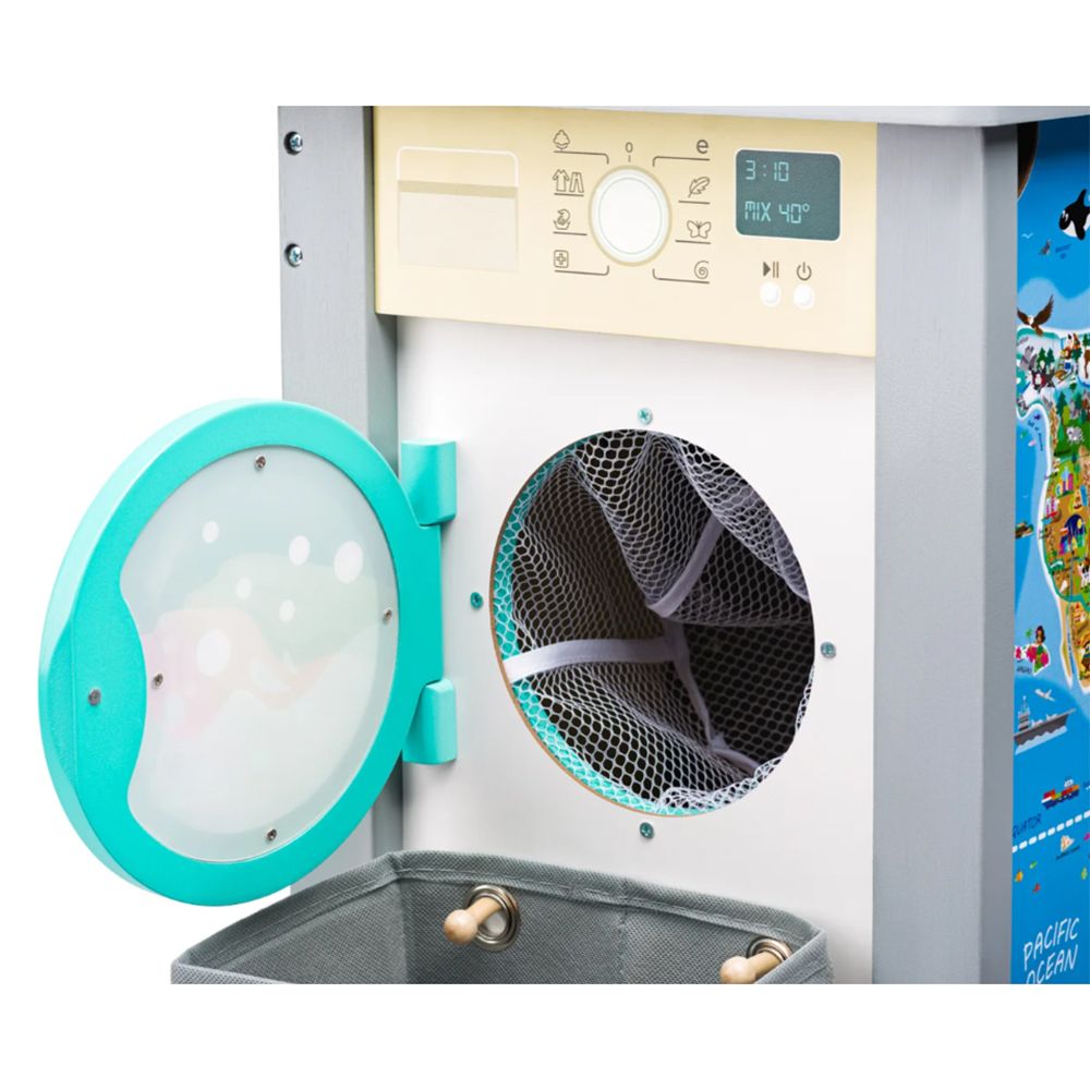 Детска дървена кухня, със звуци и светлини, Мия