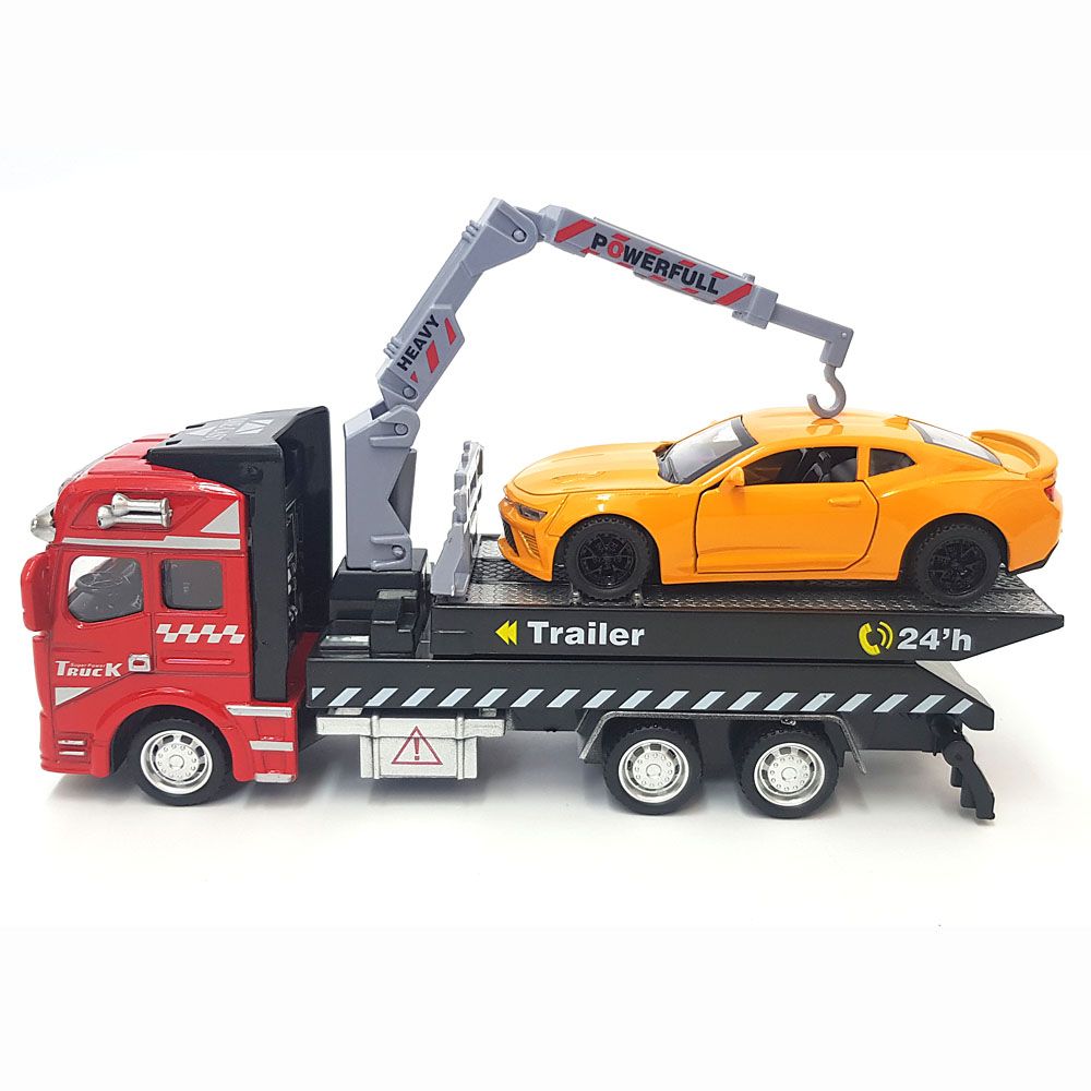 Toy, Пътна помощ с падаща платформа и кола