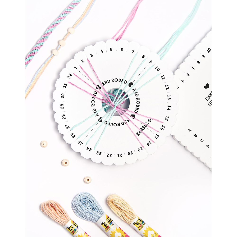 Комплект за изработка на гривни Кумихимо, Pastel Rainbow