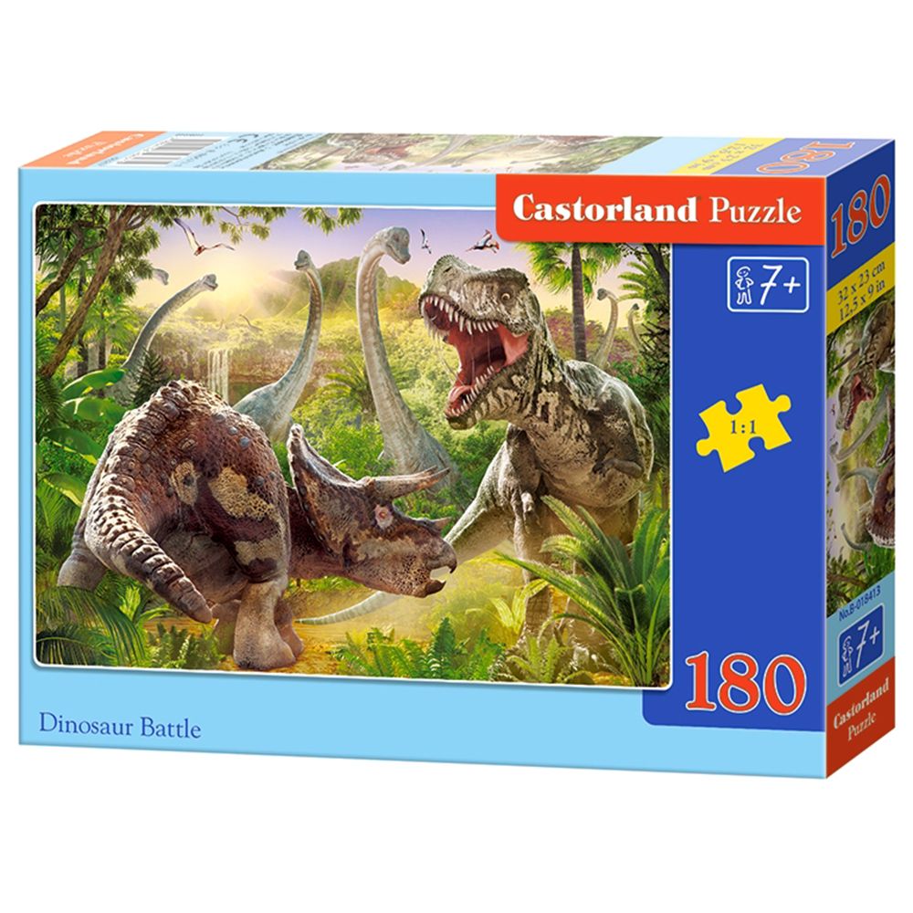 Castorland, Битка с динозаври, пъзел 180 части