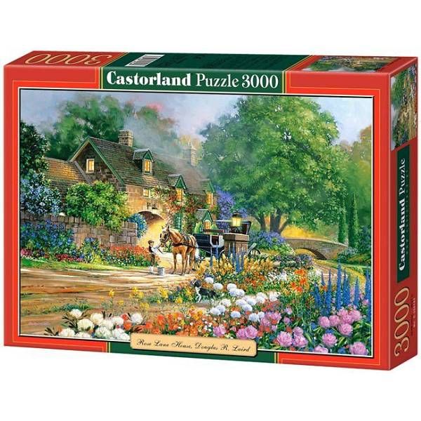Castorland, Къщата с цветната градина, Дъглас Р. Леърд, пъзел 3000 части