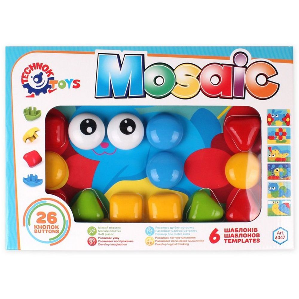 TechnoK toys, Мозайка за най малките, с едри елементи