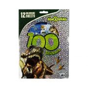 Книжка със 100 стикера, Динозаври