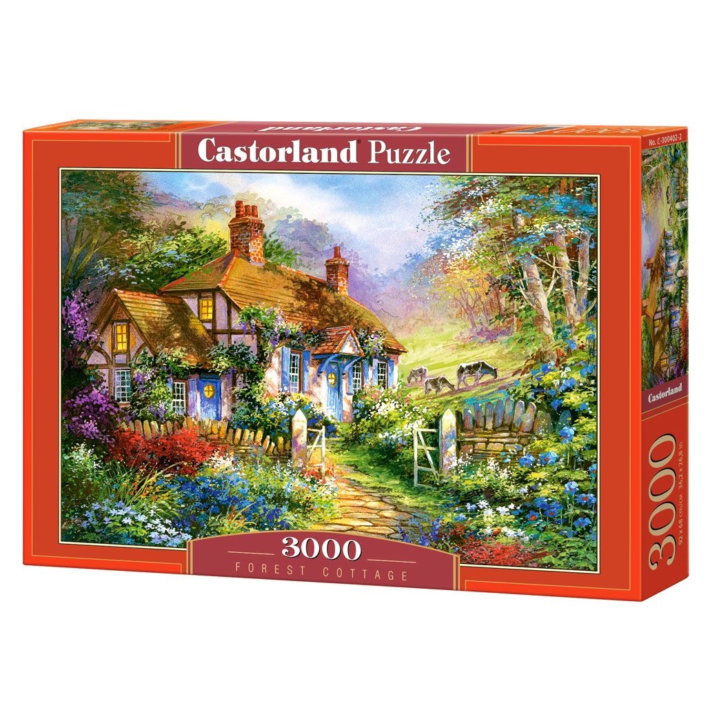 Castorland, Къщичка в гората, пъзел 3000 части
