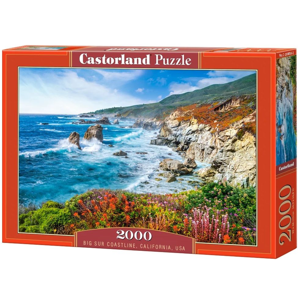 Castorland, Крайбрежието на Биг Сър, Калифорния, САЩ,  пъзел 2000 части