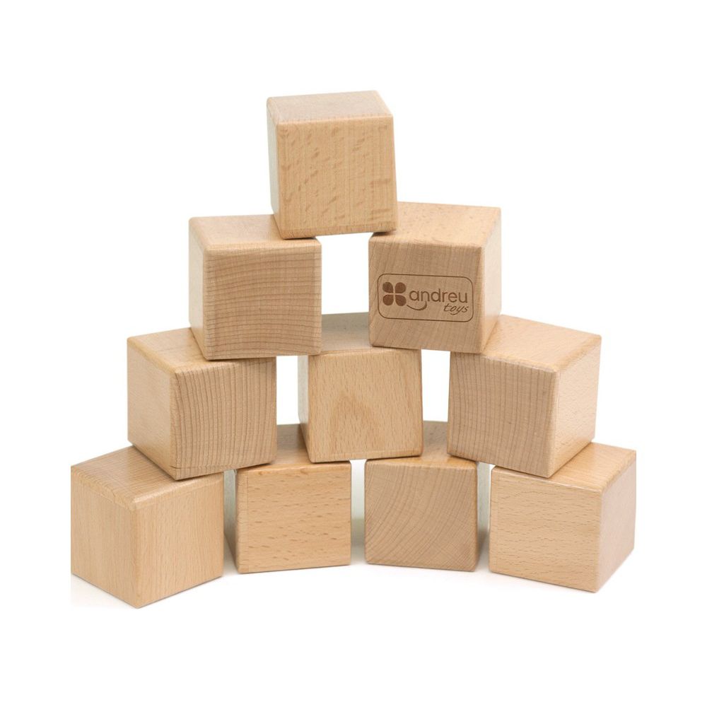 Andreu toys, Дървени сензорни кубчета, със звуци