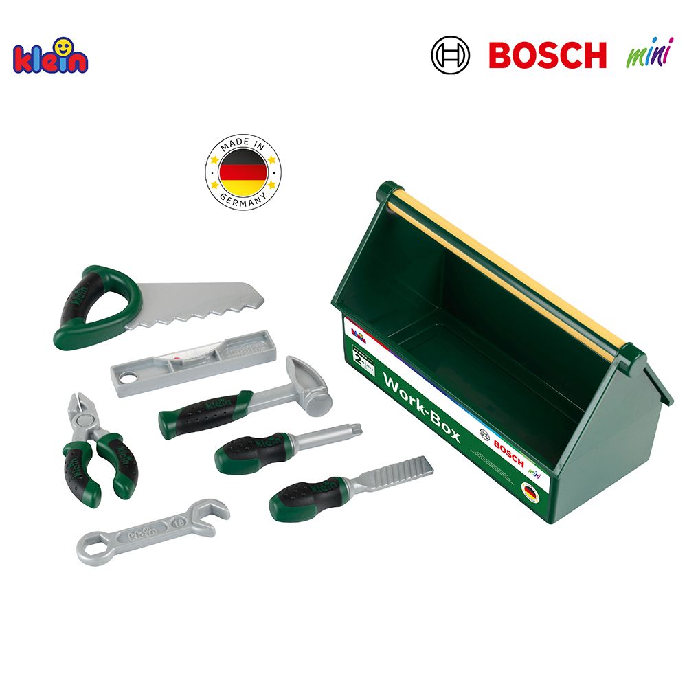 Bosch Детски комплект инструменти „Малък майстор“ в кутия, 8 части