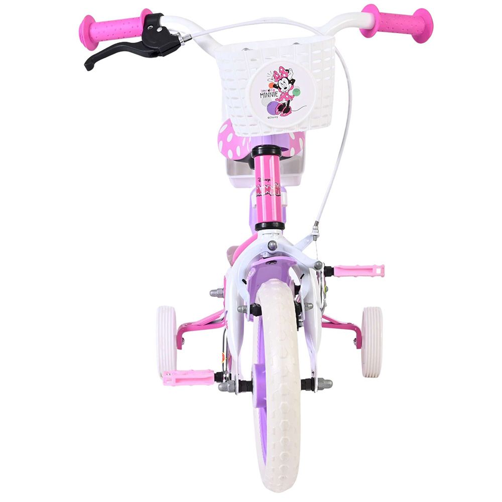 Детски велосипед с помощни колела, Disney Minnie, 12 инча