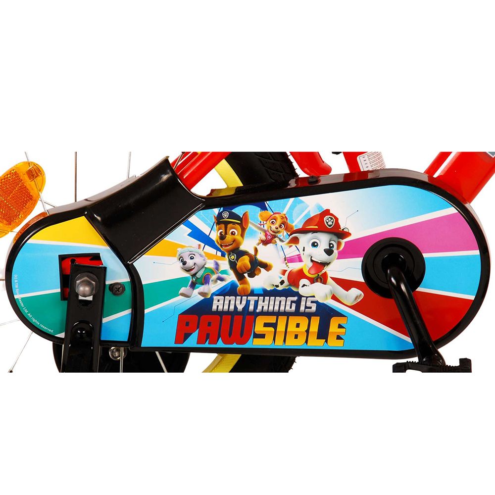 Детски велосипед с помощни колела, Paw Patrol,14 инча