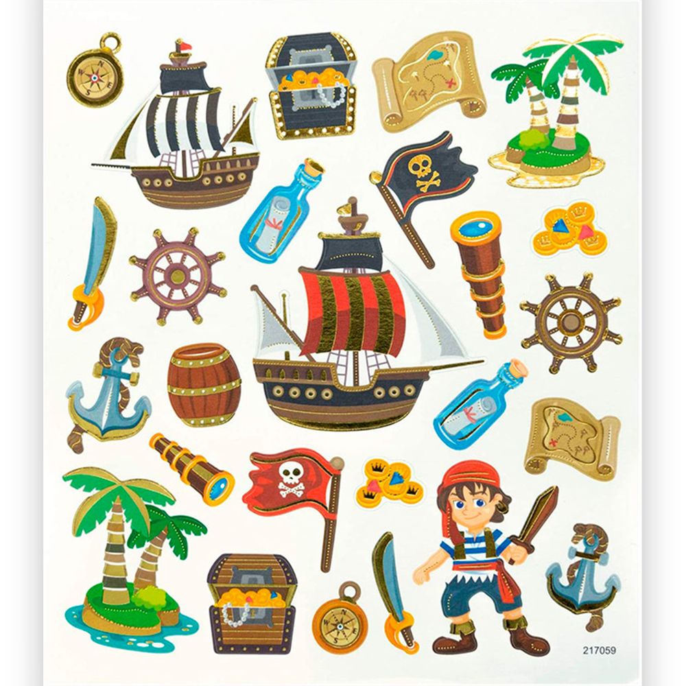 Стикери, Пирати, 45 бр.