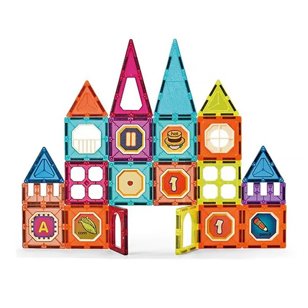 Magnetic blocks, Магнитен конструктор, Замък, 32 части, Ocie