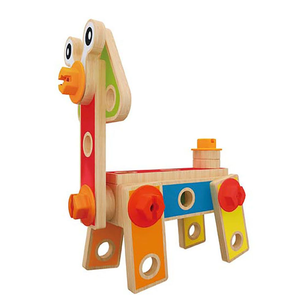 Hape, Дървен конструктор, Конче, 42 части