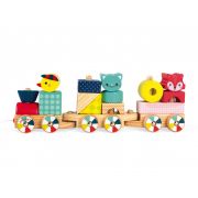 Дървено дидактическо влакче, Животните в гората