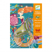 Комплект за рисуване с брокат, Русалки