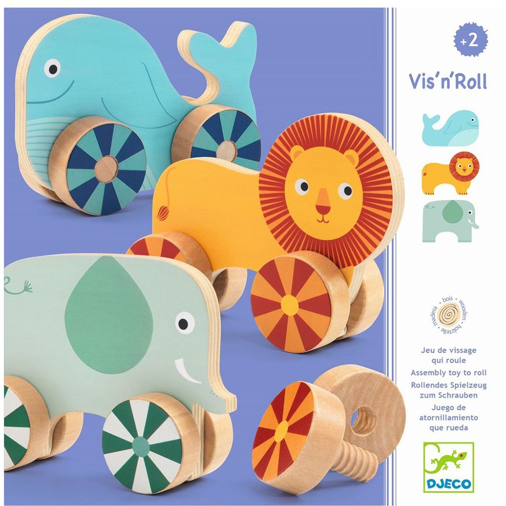 Djeco, Дървена играчка, Животни