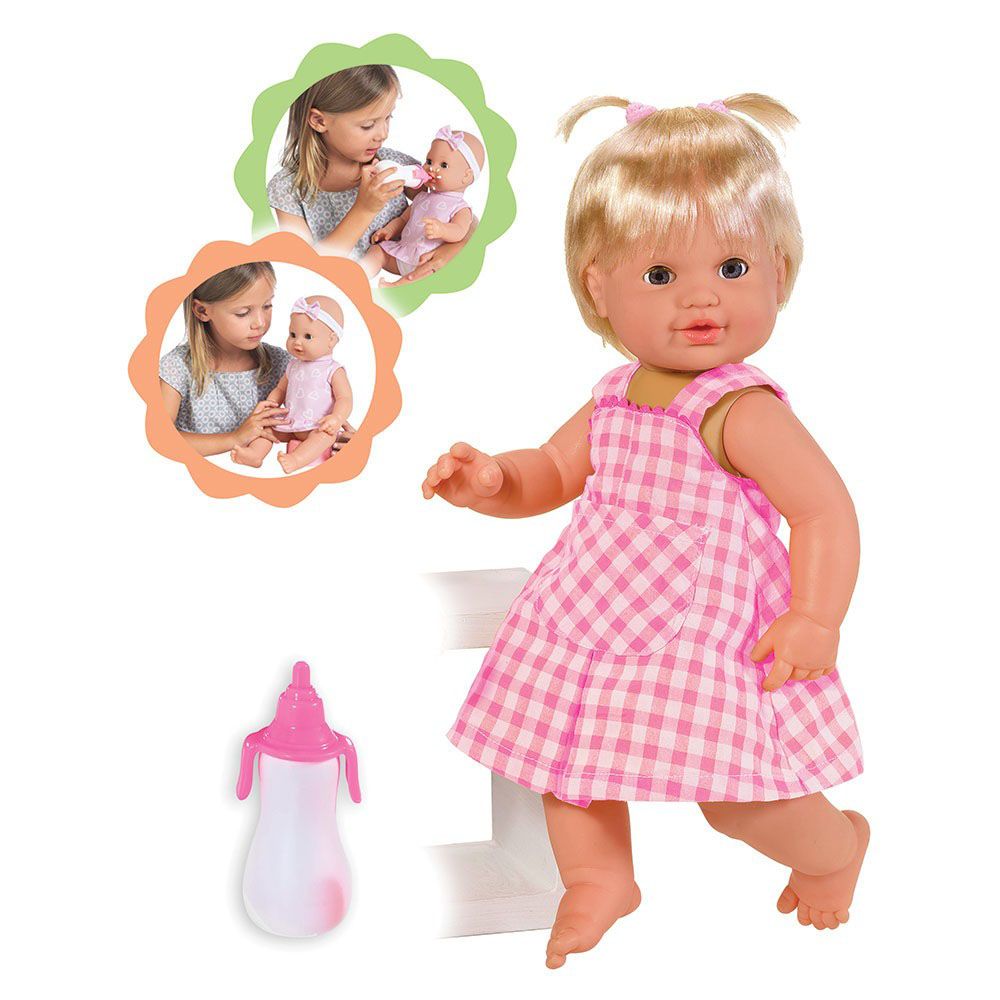 Пишкаща бебе-кукла с коса, Le Bebe, 40 см