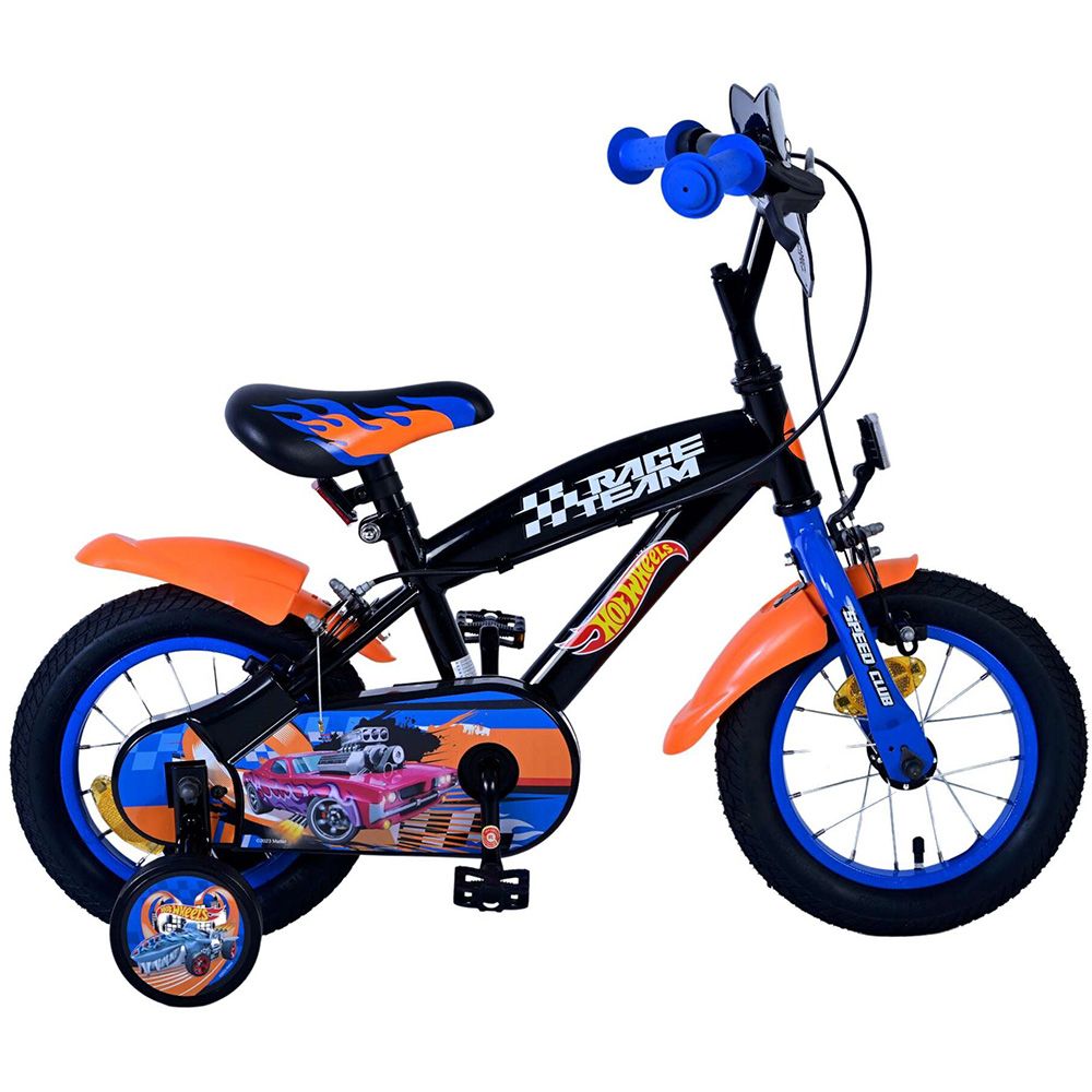 E&L Company, Детски велосипед с помощни колела, Hot Wheels,12 инча