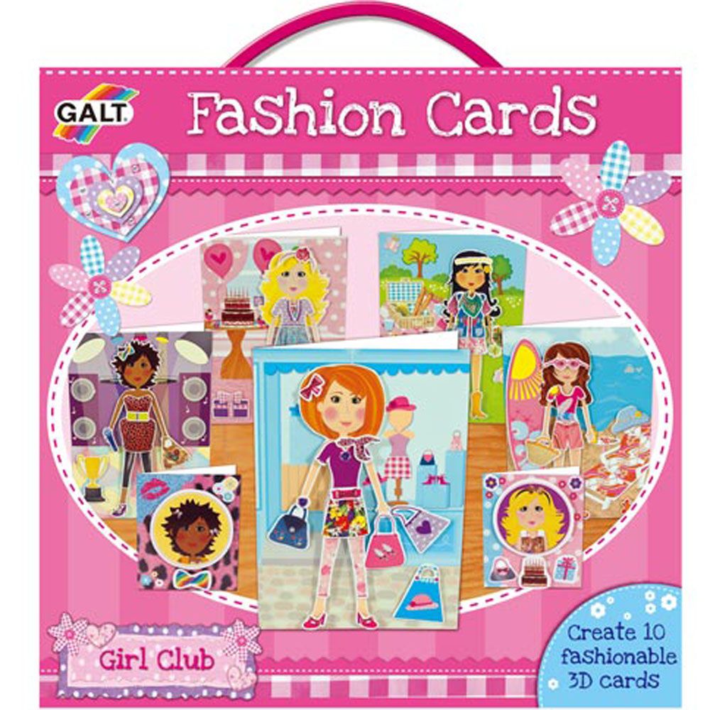 Galt Toys, Картички с модерни момичета