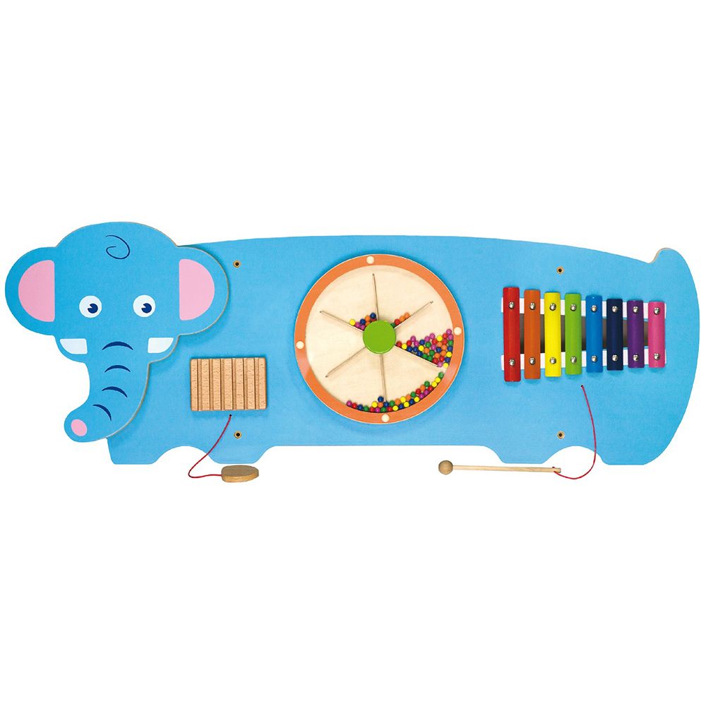 Viga toys, Активен център за стена, Синьо слонче