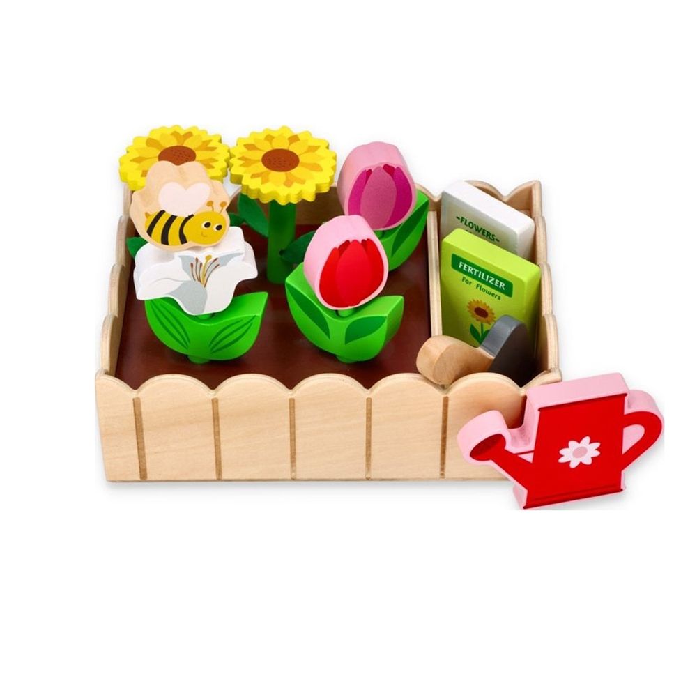 Дървени цветя за засаждане, Моята малка градина