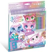 Творческа книга „Звездни любимци“, с шаблони, стикери и моливи