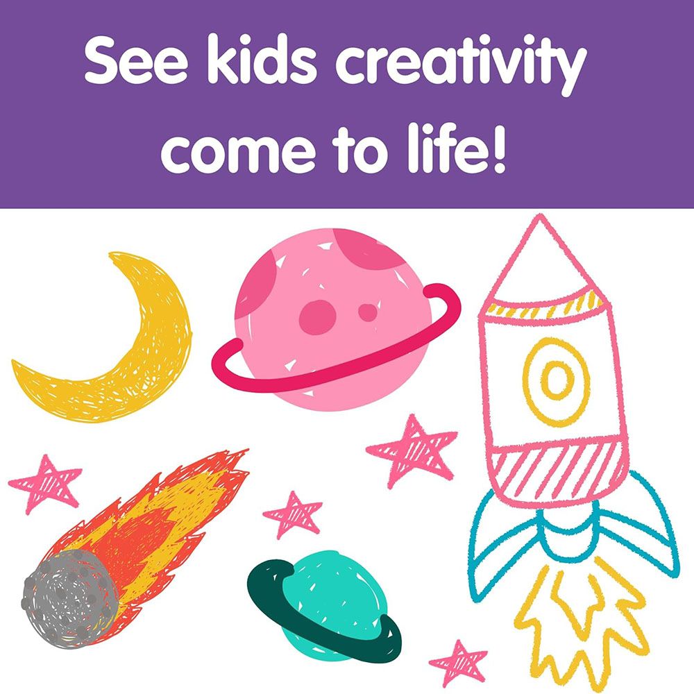 Книжка за рисуване с вода, Космос