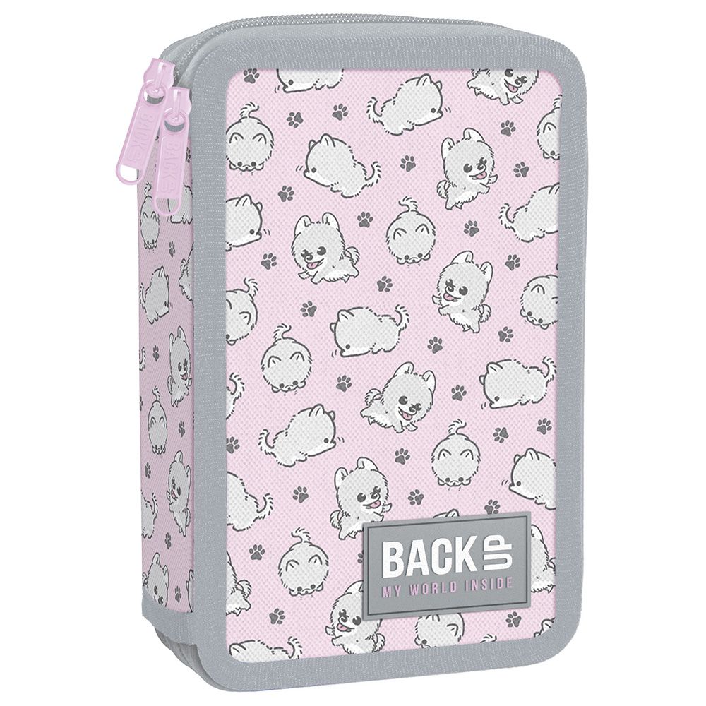 BACKUP, Ученически несесер Doggies, с 2 ципа