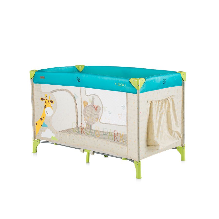 Детска кошара за спане и игра Капри, , синя