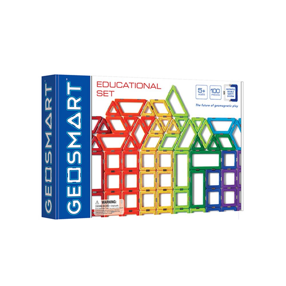 GEOSMART, Магнитен конструктор, Образователен, 100 ел.