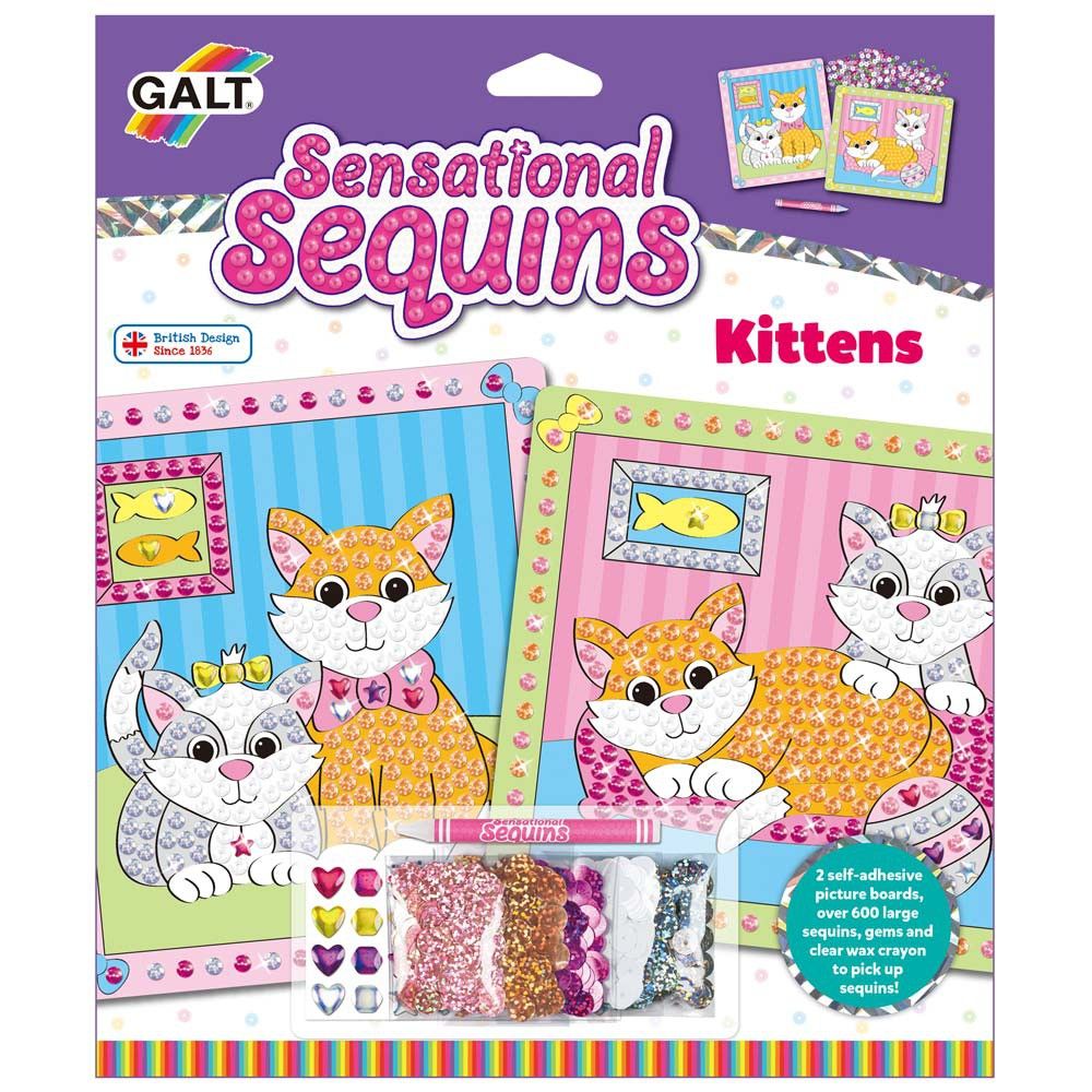 Galt Toys, Изкуство с пайети с блестящи камъчета, Котета