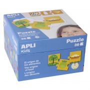 Детски образователен пъзел, Произходът на храната