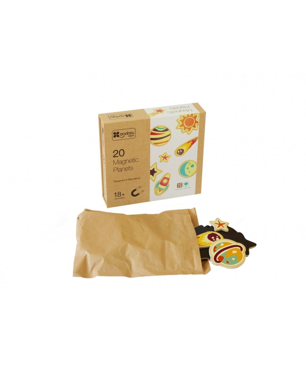 Дървени магнити, Космос