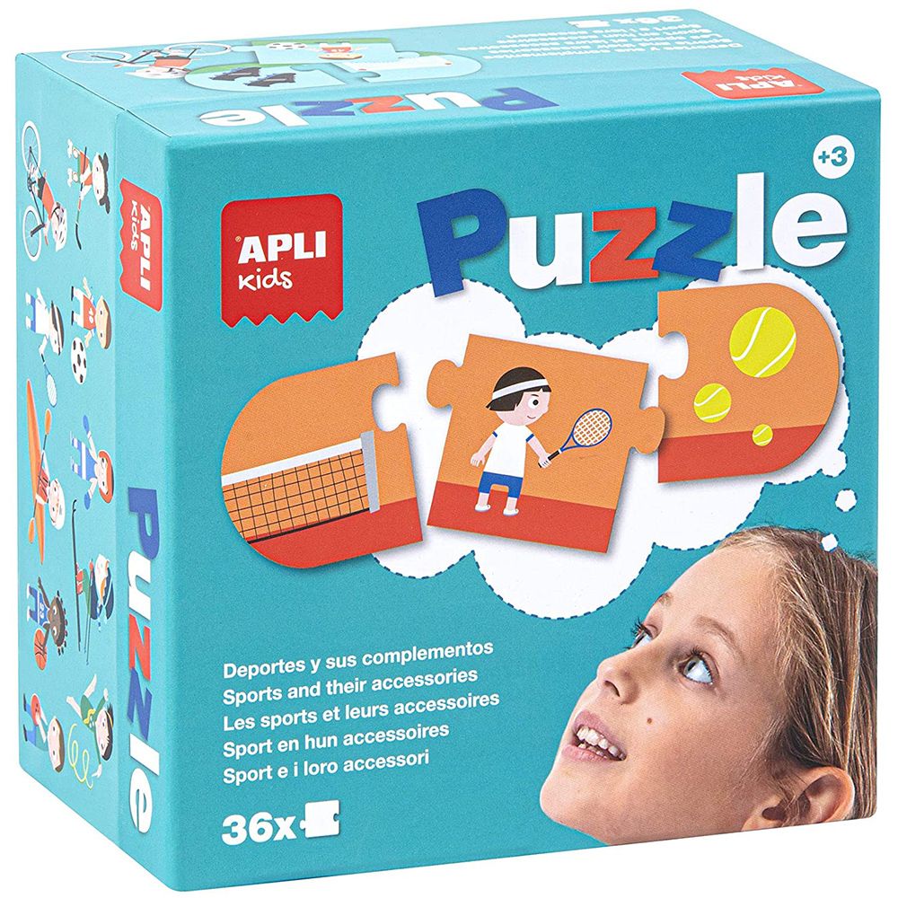 Образователен пъзел, Спортовете, 36 елемента