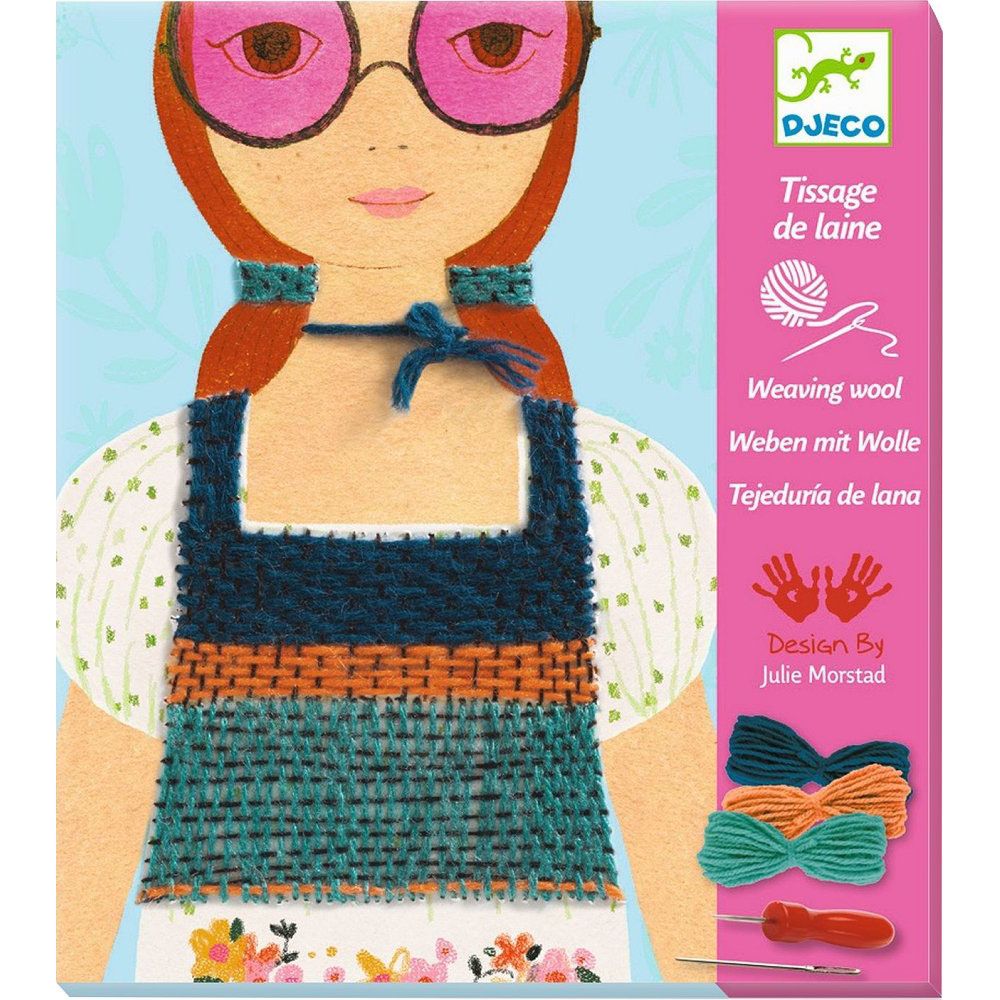 Djeco, Творчески комплект за тъкане, Розови очила