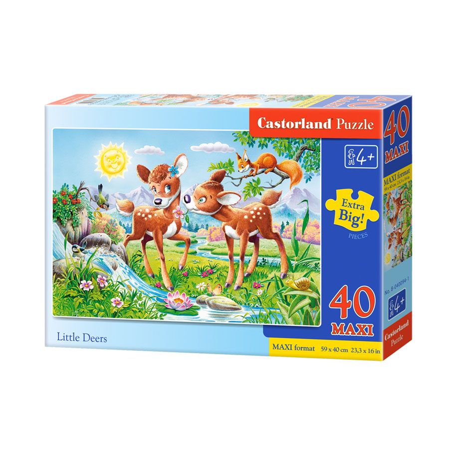 MAXI, Еленчета, пъзел 40 части, Castorland