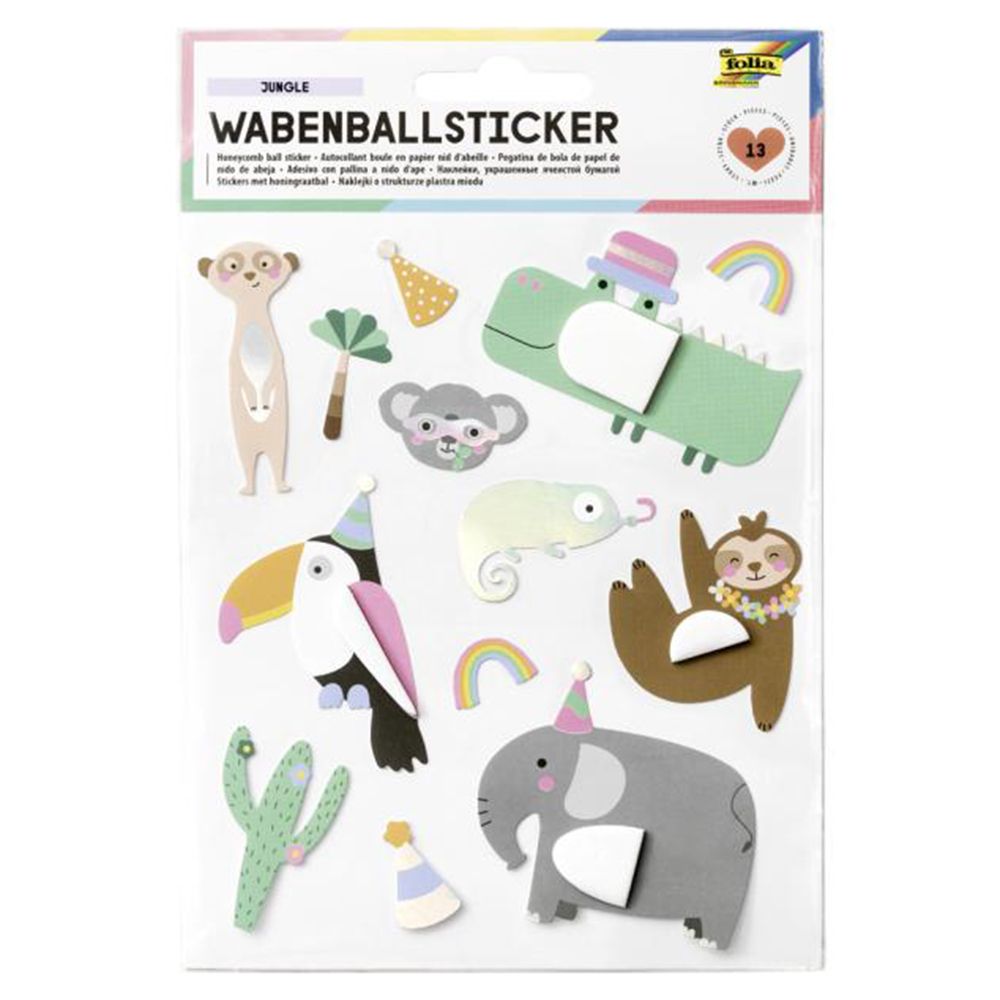 Folia Bringmann, Стикери с 3Д ефект, Джунгла