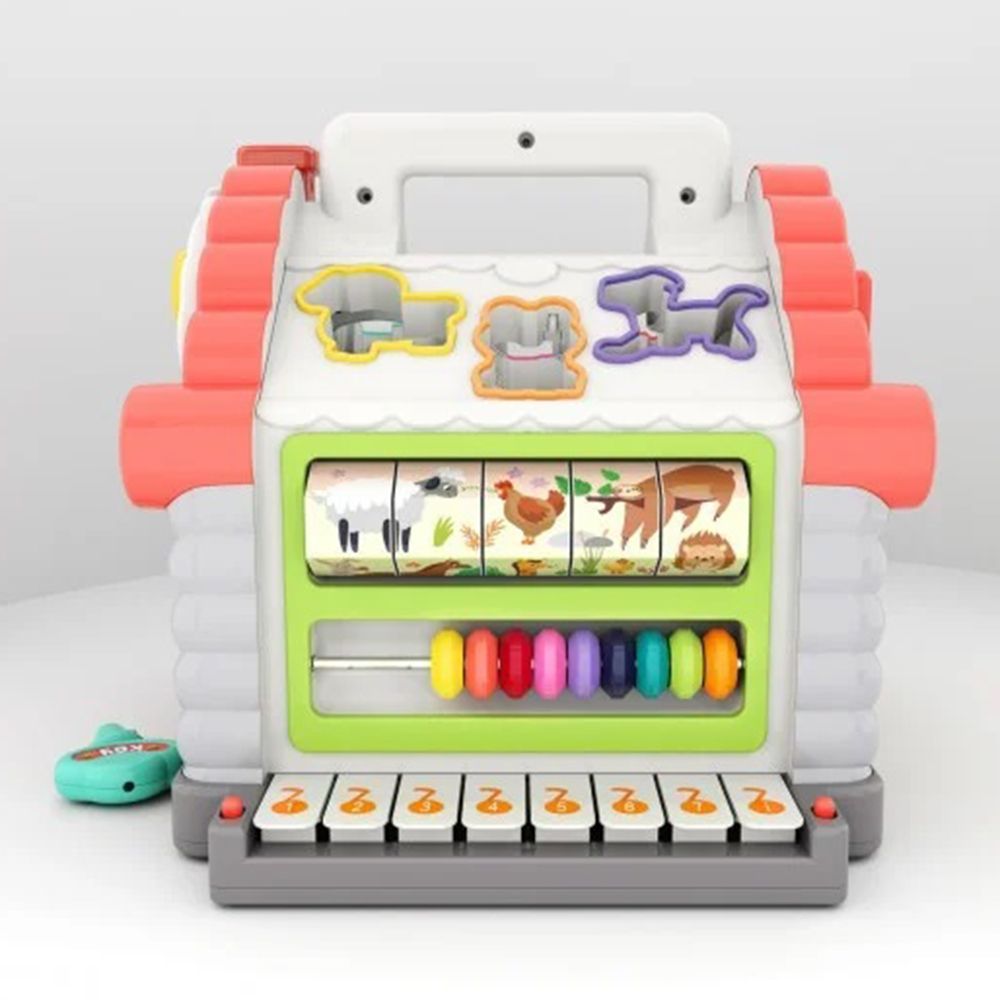 Бебешка образователна къщичка, със звук и светлина