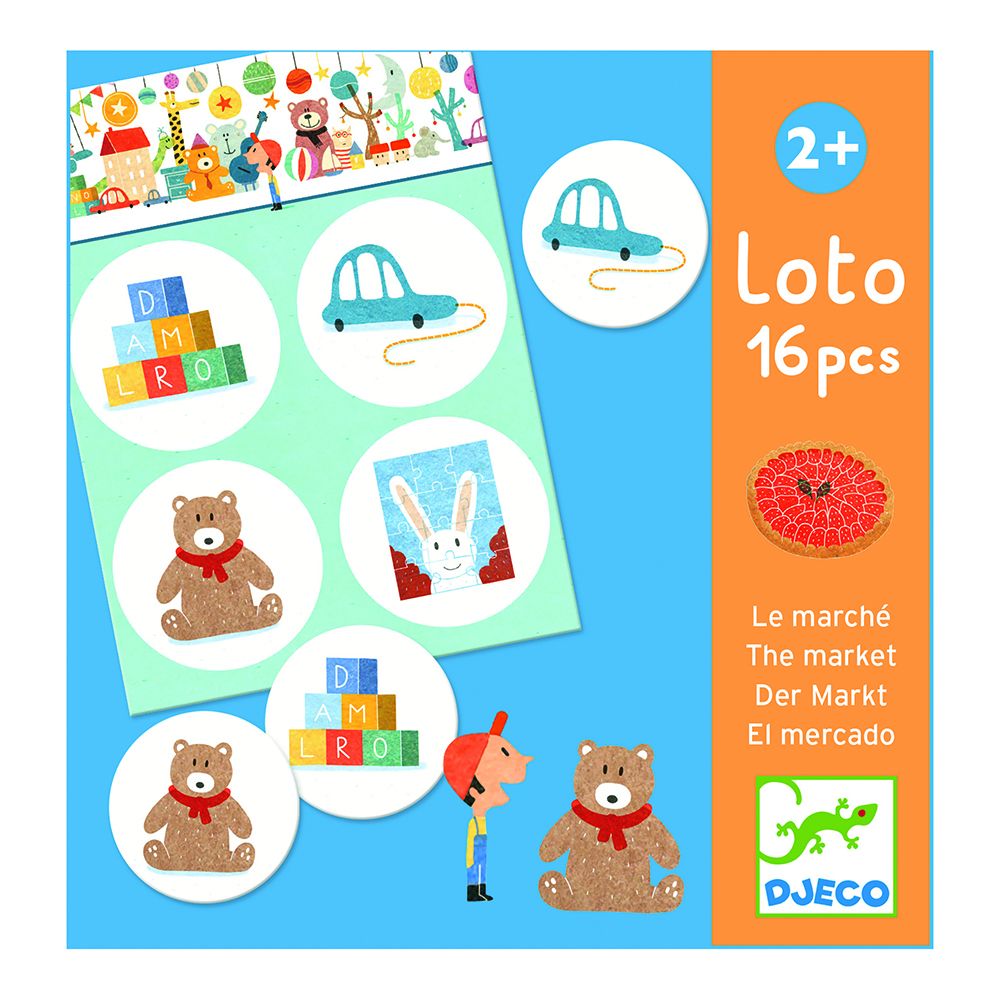 Djeco, Игра лото, На пазар