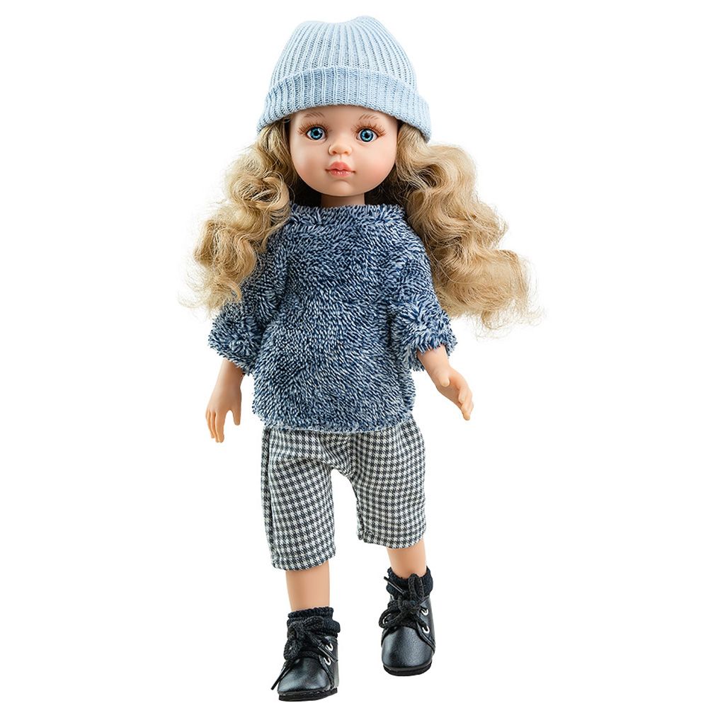 Las Amigas, Кукла Карла, с топъл пуловер, 32 см, Paola Reina