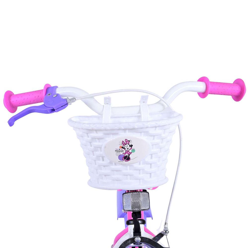 Детски велосипед с помощни колела, Мини Маус, 16 инча, CB