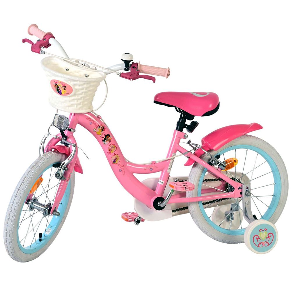 Детски велосипед с помощни колела Disney Princess, 16 инча