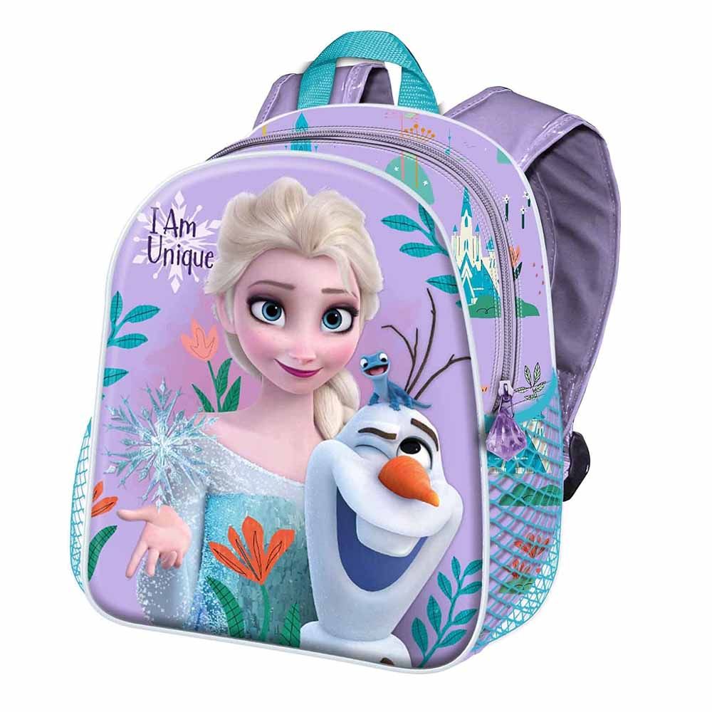 Small 3D Backpack, 3D детска раница Замръзналото кралство, Неповторима, Karactermania