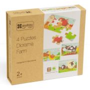 4 пъзела в кутия Ферма