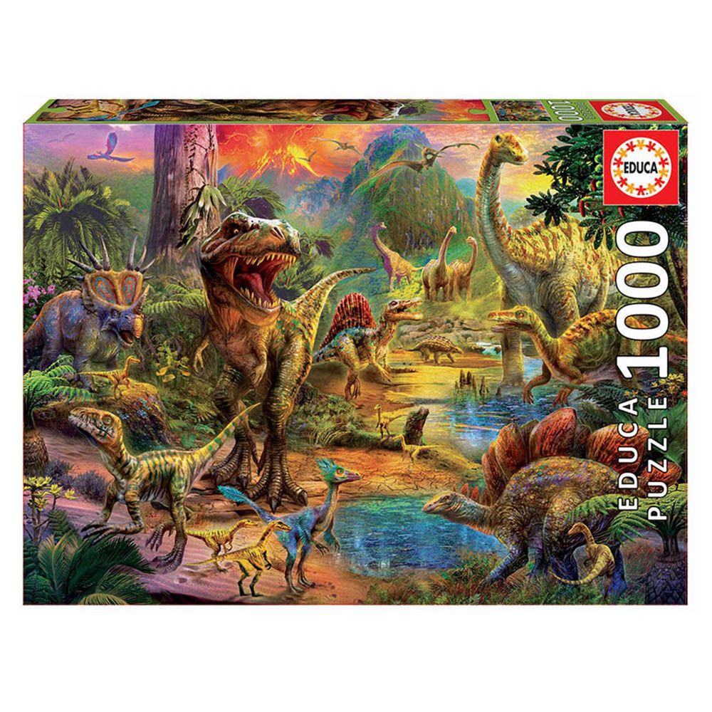 Educa, Страната на динозаврите, пъзел 1000 части
